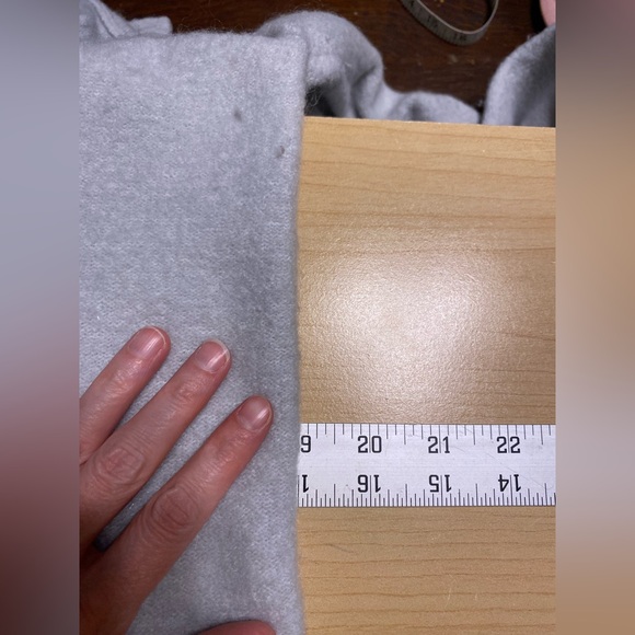 90s Koperhaus Mohair Wool Blend Belted Sweater HONG KONG MADE Vintage Blue L - Picture 10 of 11